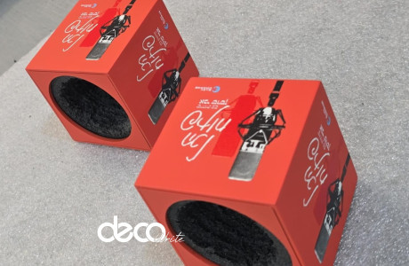 חדש !! קוביה בייצור מיוחד למקרופון לפודקאסטים