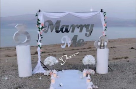 MARRY ME דמוי מראה כסף (קרדיט - מעיין גבאי maayang_gifts@)