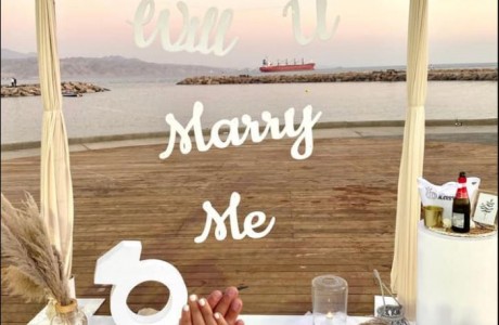 MARRY ME לוקובנד לבן מט (צילום והפקה-מיראז' אילת)