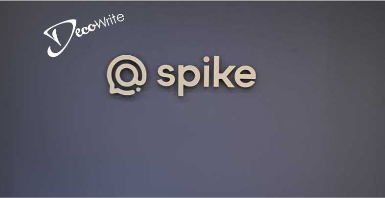 SPIKE לוגו אלומיניום ציפוי אנודייז מט בהרחקה